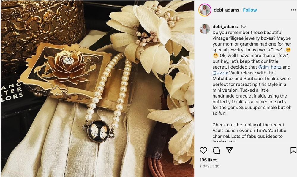 Sizzix Thinlits 10pc Vault Matchbox #666604 Retail $20.99 by Tim Holtz