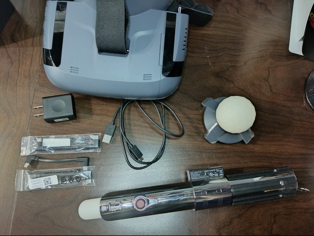 Star Wars Jedi Challenges AR Headset w/ Lightsaber Controller