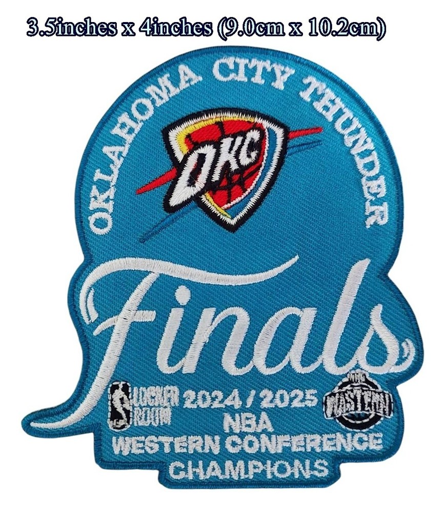 Oklahoma THUNDERS2025 Set 10PCS PER PACK LOGO PATCH,IRON,​Sewing​ on​ Fabrics