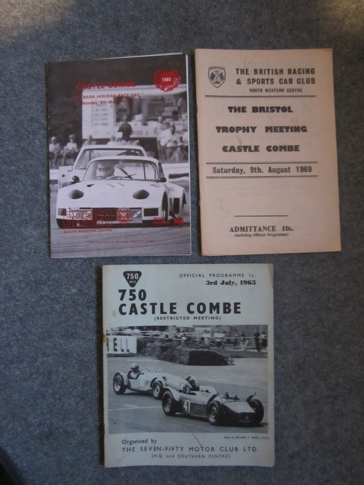 Castle Combe motor racing programmes