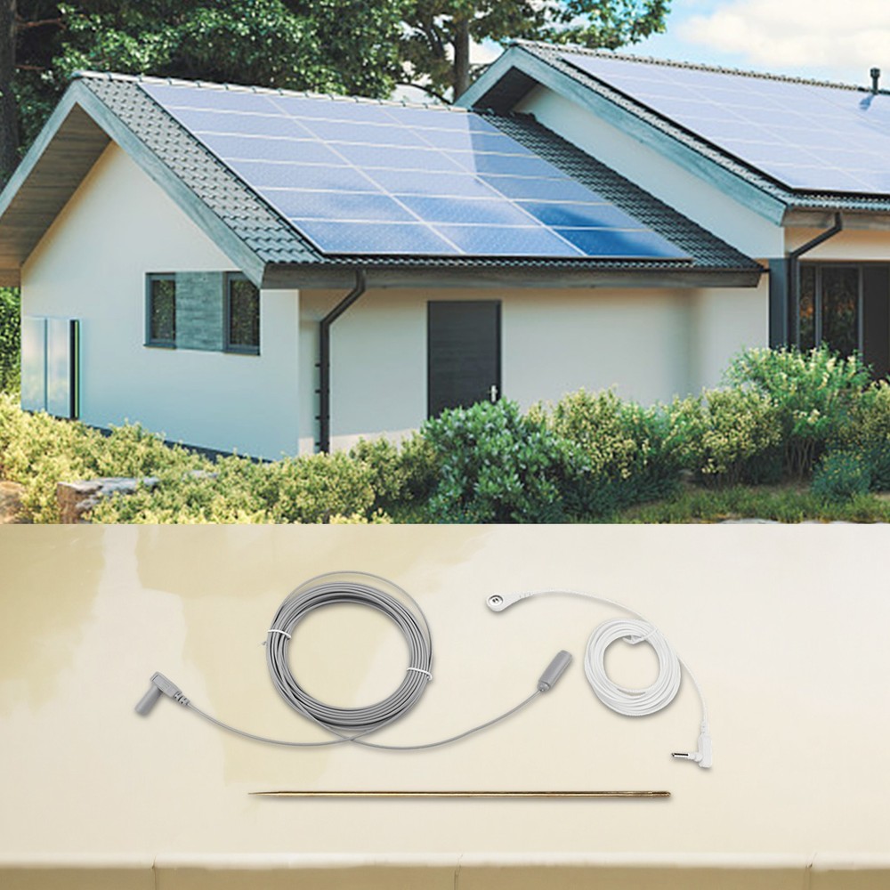 30cm Grounding Rod Kit with Two Wires for Secure Electrical Connection