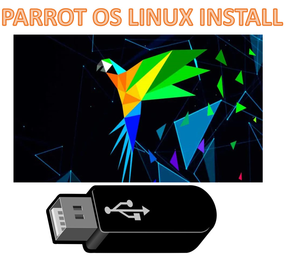 Parrot Security 7.1 Bootable USB Flash Drive 64 Bit Live/ Installer Parrot