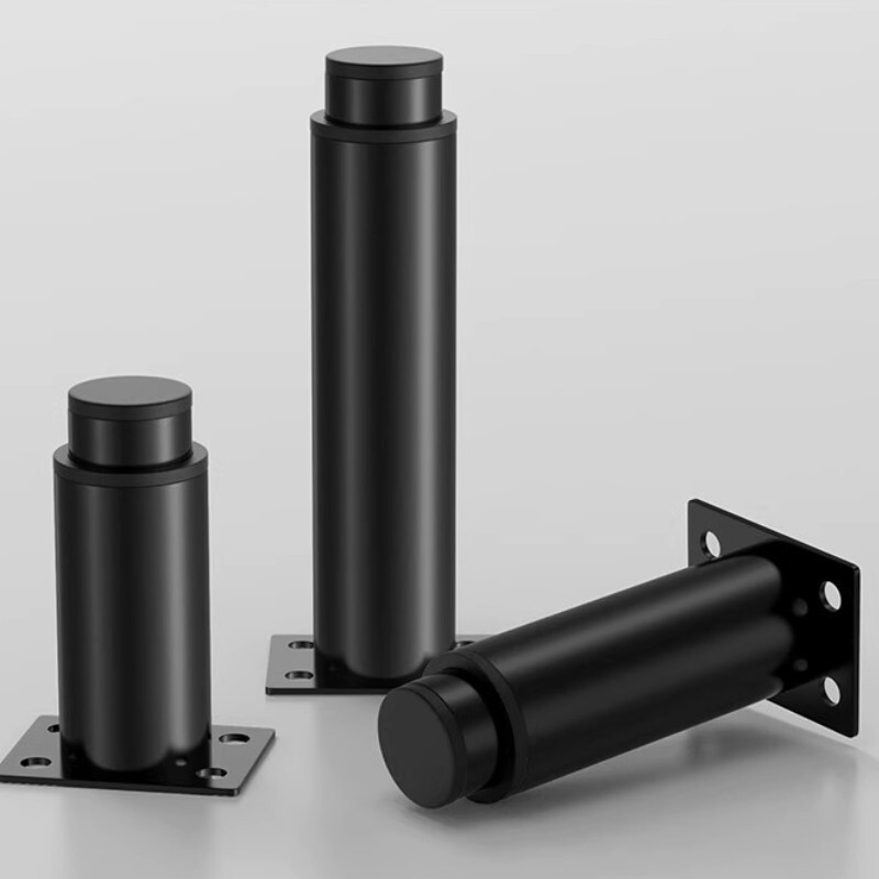 Adjustable Height Bed Frame Support Legs 80mm-120mm, Black 1Pcs