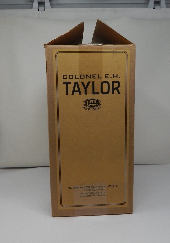 E.H. Taylor Single Barrel BIB 6 Bottle Box Case with Divider Empty Box