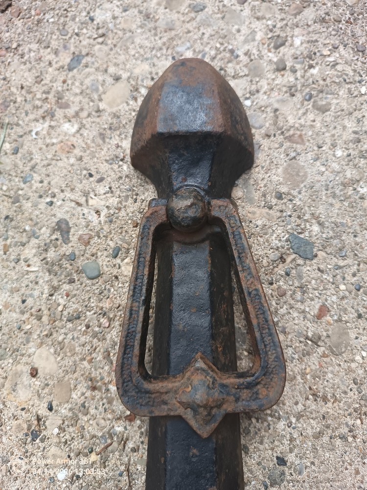 Vintage Fireplace Andirons Log Holders