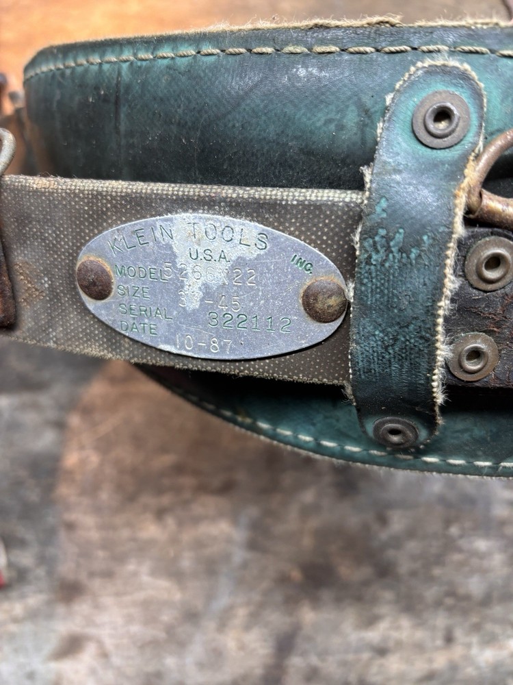 Lineman’s Climbing Belt And Pole Strap