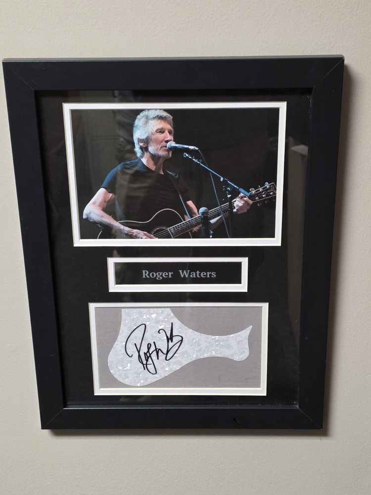 Roger Waters Signed Pickguard with C.O.A.
