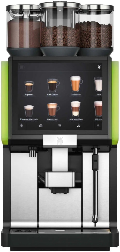 WMF5000S+, 1 Step, Easy Milk with a steam wand