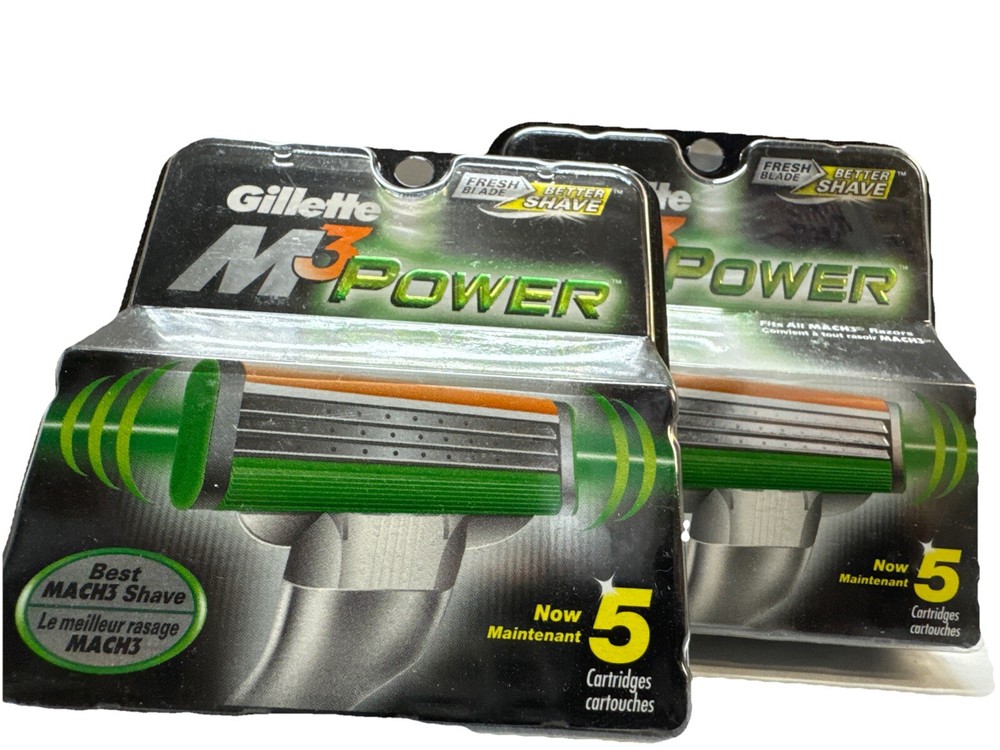 gillette m3 power 10 refill cartridges