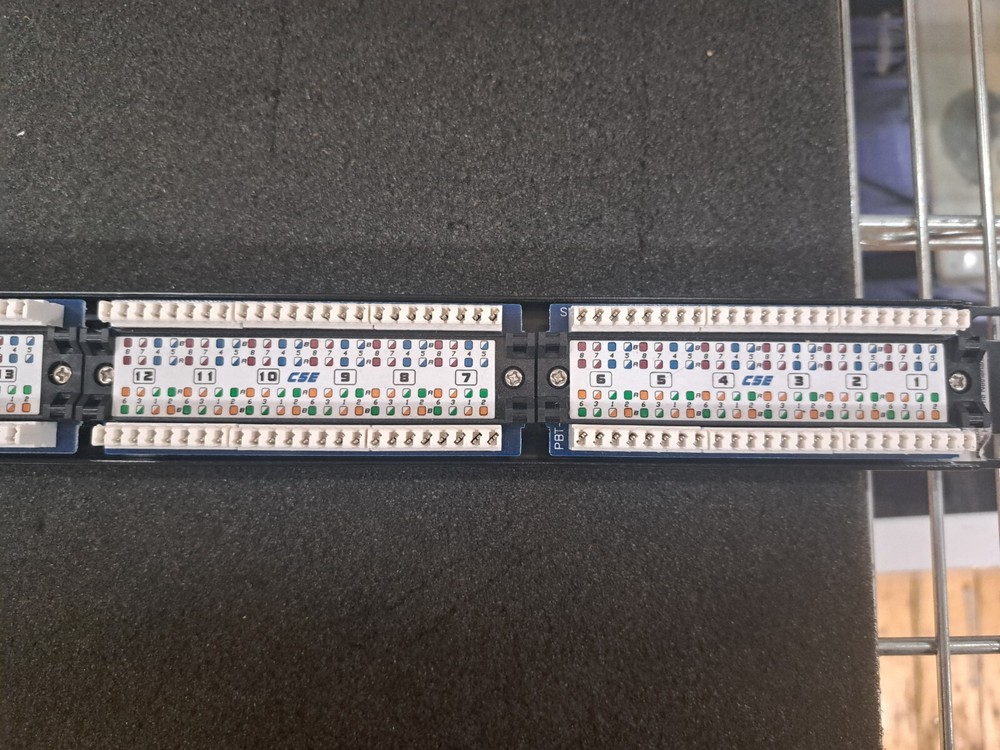 Used, Trendnet, TC-P24C5E, 24-port Cat5/5e Unshielded Patch Panel