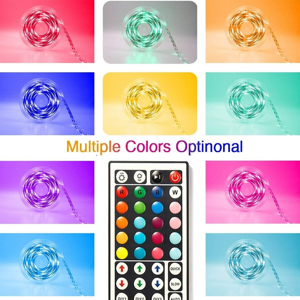 65.6 ft LED String Light with 44-Key Remote Control, Indoor/Outdoor Plug-in Mini