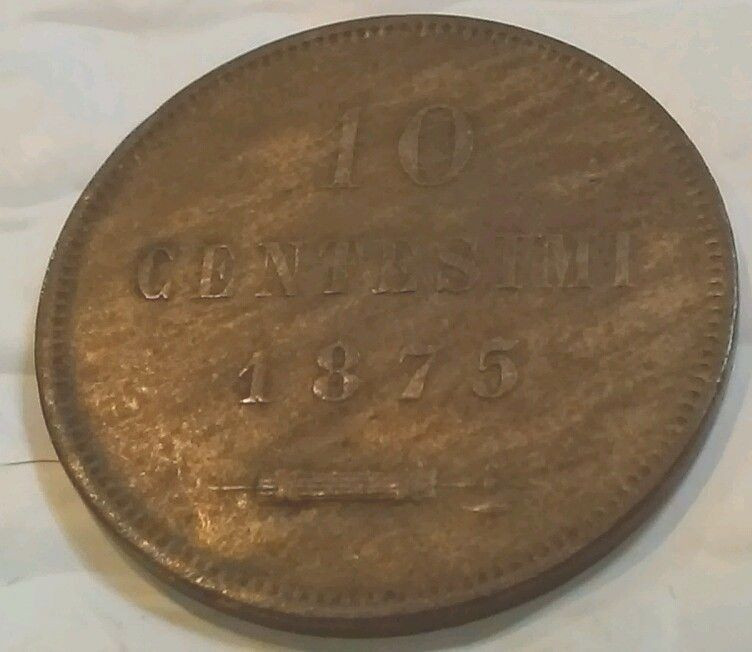 San Marino 1875 10 Centesimi