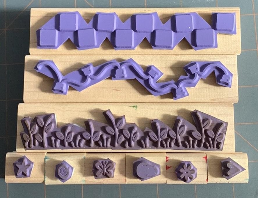 Stampin up Border Builders Rubber Stamp Set