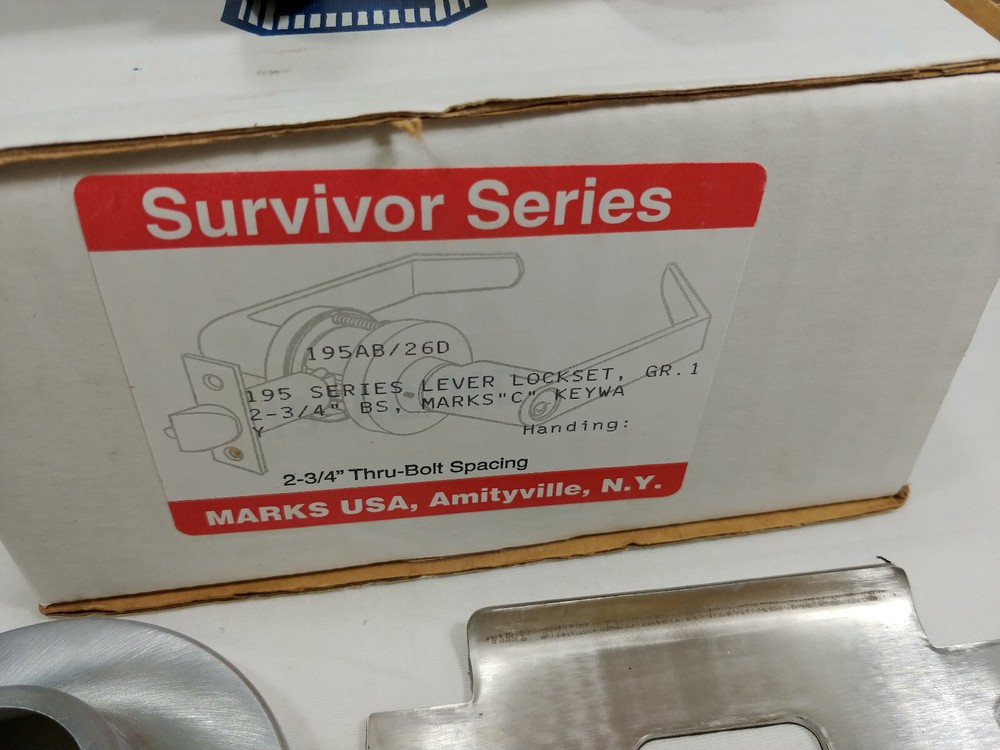 Marks 195AB/26D Lever/Rose Exit Device Trim *PARTS ONLY*