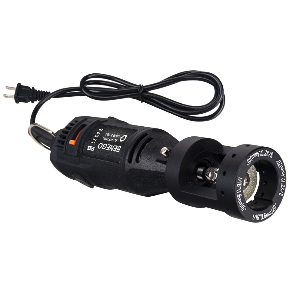 TIG Welding Tungsten Electrode Grinder Sharpener Multi-Angle Tool w/ Rotary Tool