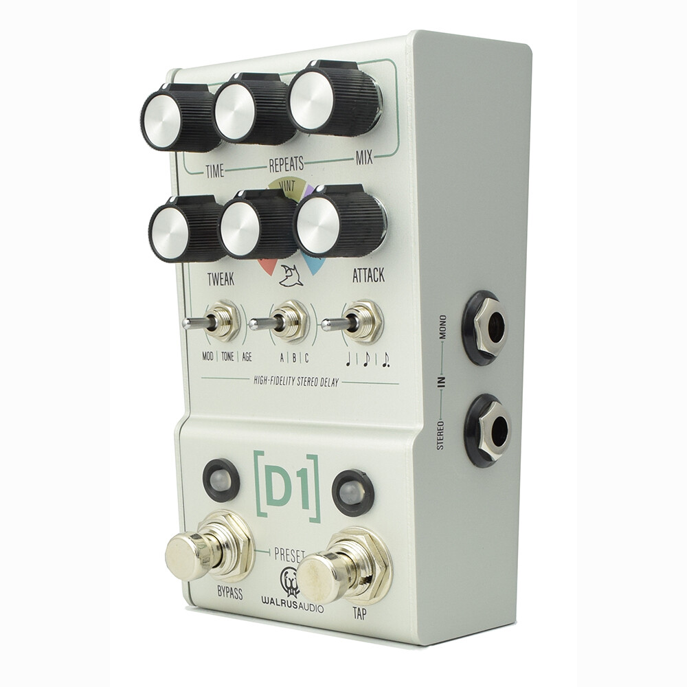Walrus Audio - Mako D1 V2 - High-Fidelity Multi-Function Delay Pedal - Update...