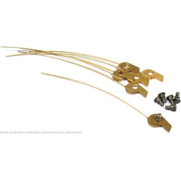 6 Assorted Left & Right Ratchet Clicks with 6 rivets