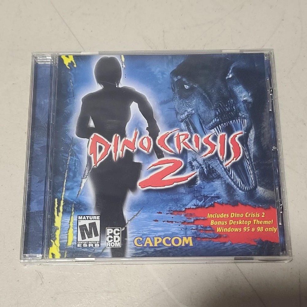 Dino Crisis 2 CAPCOM Windows 95/98 PC CD-ROM Game Complete