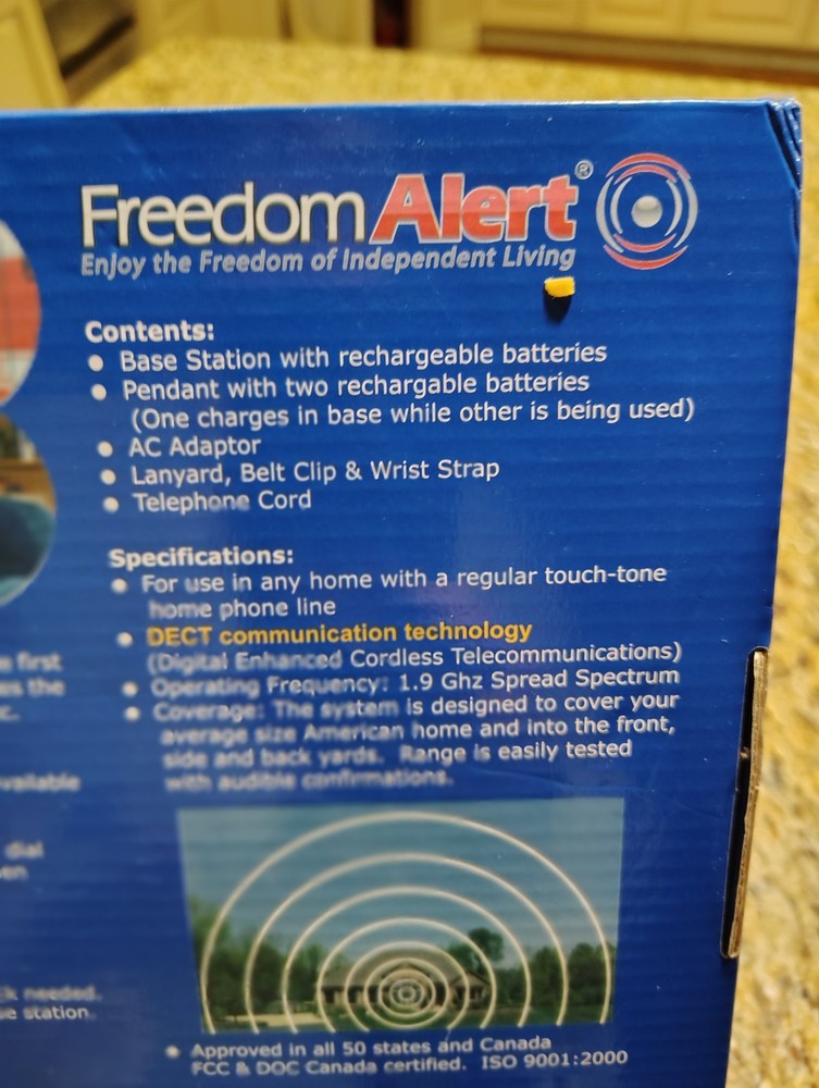 LogicMark Freedom Alert Fall w/ DECT Emergency Communicator ~ Model 35511