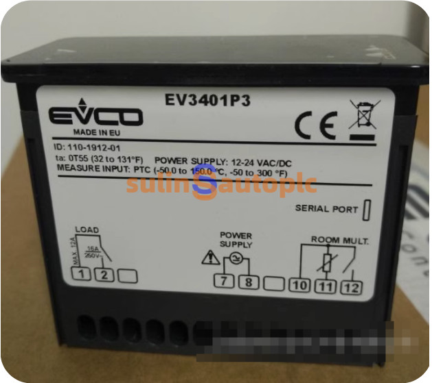 One NEW EVCO Temperature Controller EV3401P3