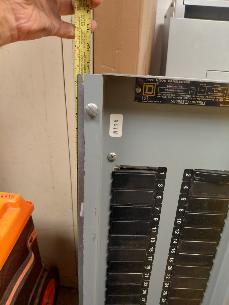 Square D Panel Interior, NQOD442L225CU, Series E2