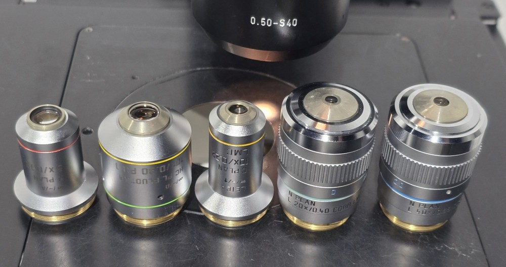 Leica DMIRB Phase and Modulation Contrast Fluorescence Inverted Microscope