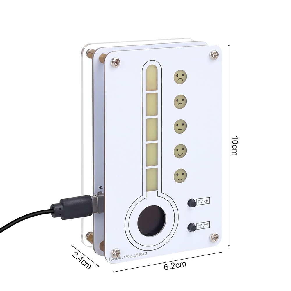 Soldering Project, ICSTATION Temperature and Humidity Meter Soldering Practic...