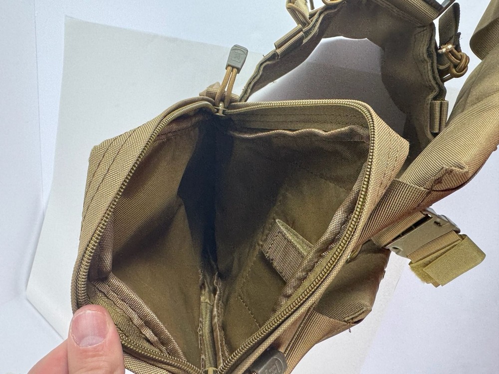 Lancer Tactical CA-311 Modular Hydration Chest Rig Bundle in Coyote Brown