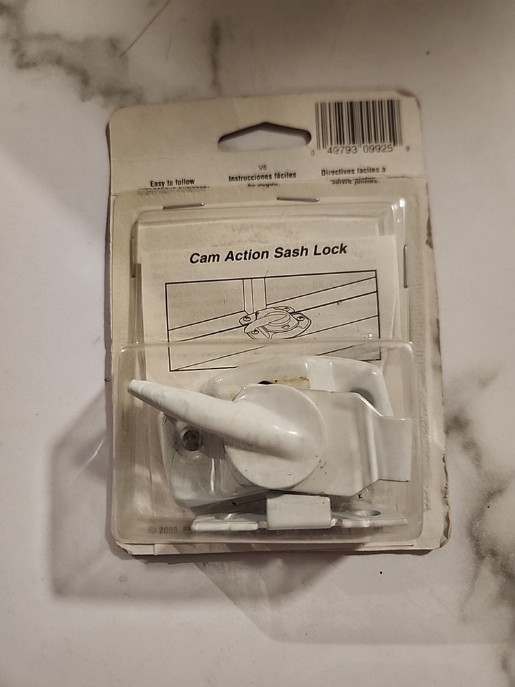 Prime Line Window Sash Lock, White (U-9925)FS
