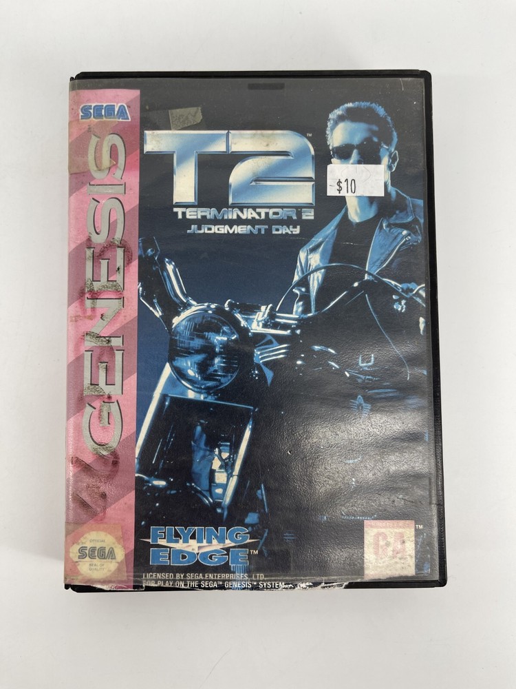 T2 Judgment Day (Sega Genesis, 1993) Cart & Case Only | Tested