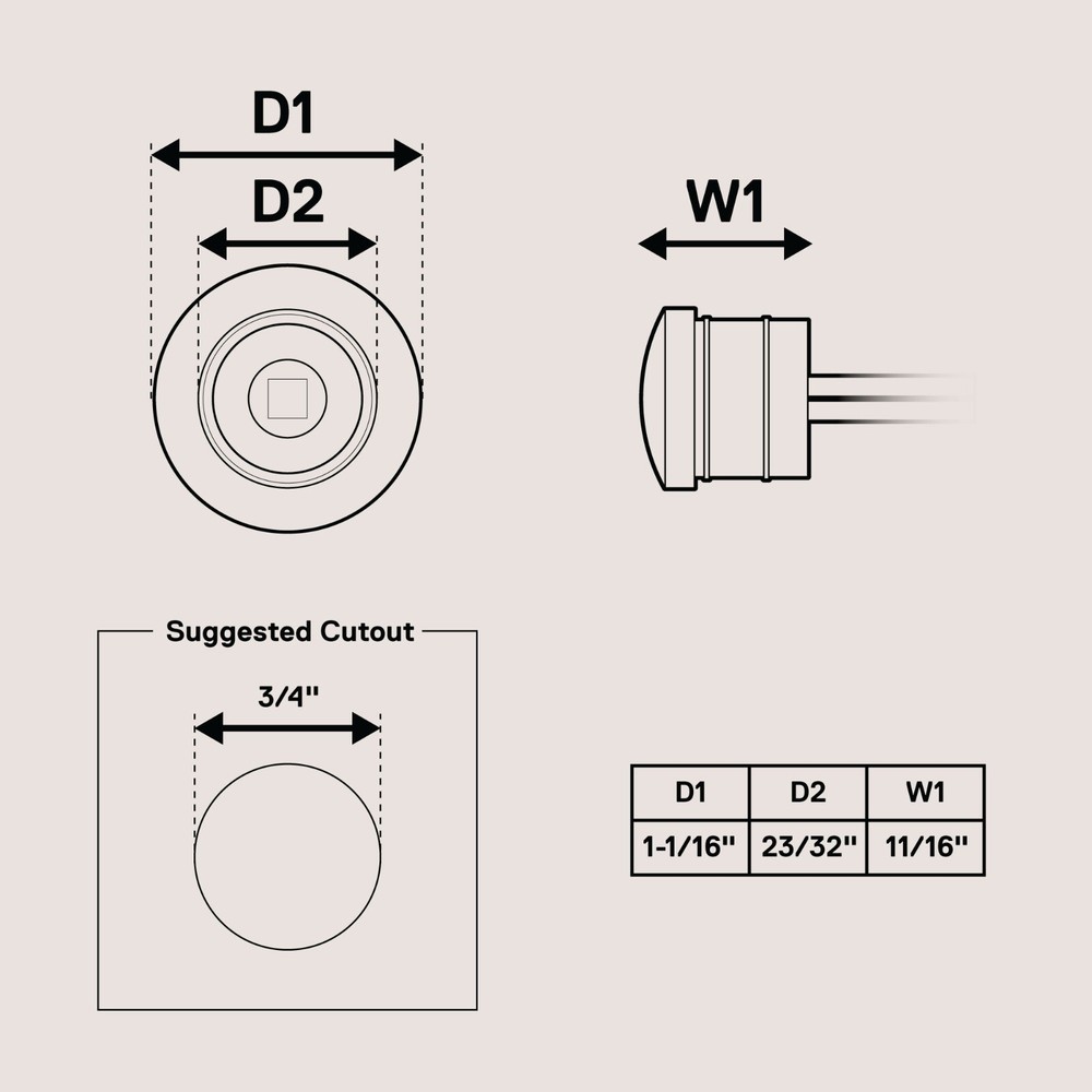 10pc 3/4" Round Red LED TBT Trailer Bullet Clearance Side Marker Light DOT P2PC