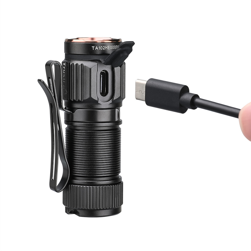 TrustFire 1000LM Portable LED Pocket Flashlight Rechargeable MINI EDC Flashlight