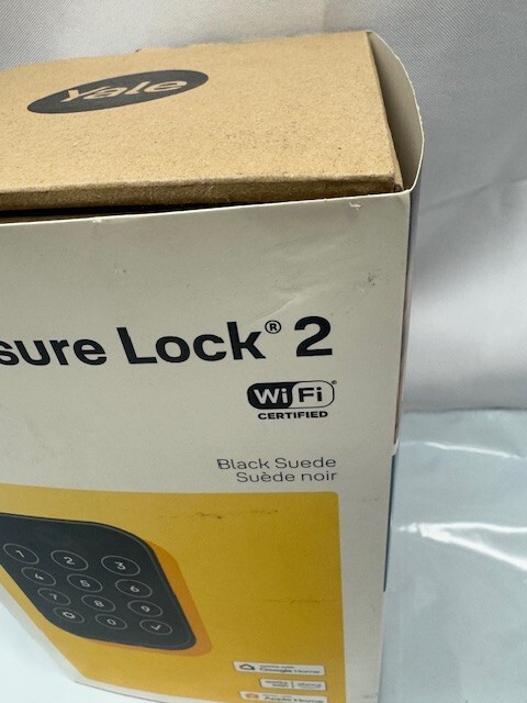Yale Assure Lock 2 Touch Black Suede-*New-Box Damage