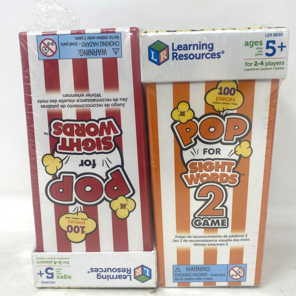 Learning Resources Pop for Sight Words Bundle Language Building Skill Games