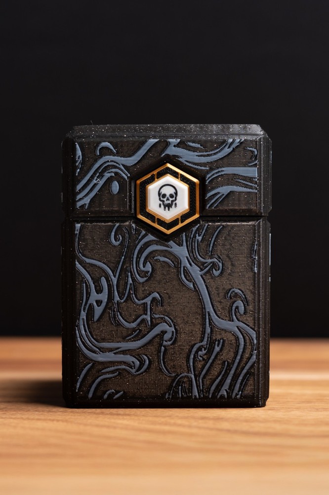 Black Swamp themed MTG Deck Box, EDH Commander Card Case