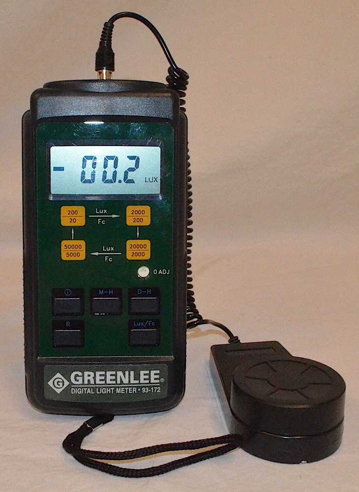Greenlee Digital Light Meter with Case *Used* 93-172