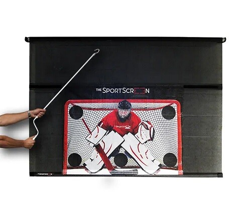 Golf Simulator Screen/ Sports Screen Retractable Net.**POLY SPACER*EASY INSTALL*