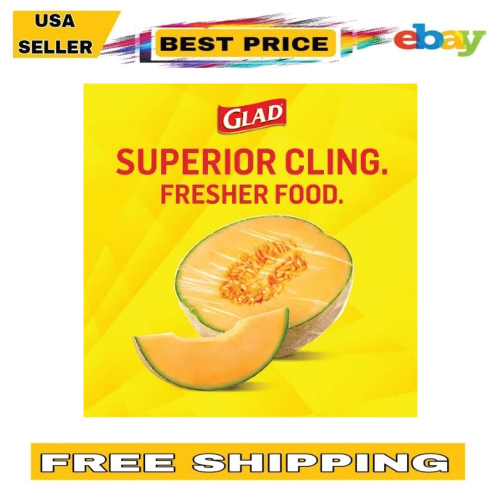 Food Wrap Glad Cling ‘N Seal Clear Plastic