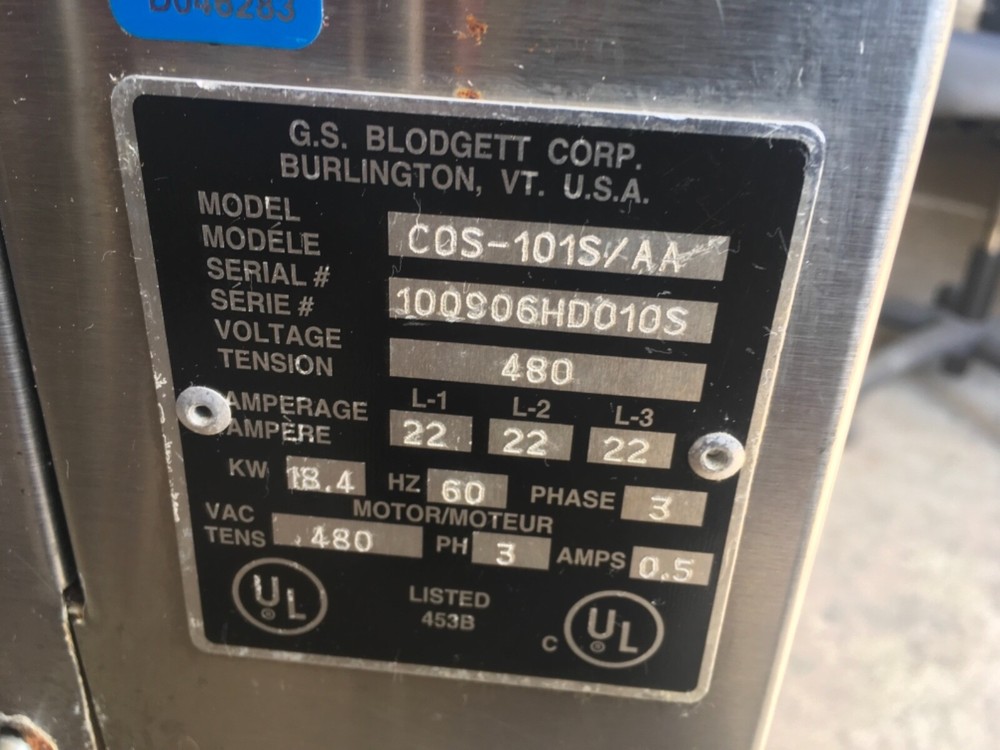 Blodgett Combi COS-101S/AA oven