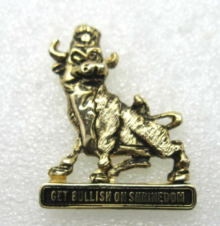 Get Bullish on Shrinedom Bull Lapel Pin (A900)