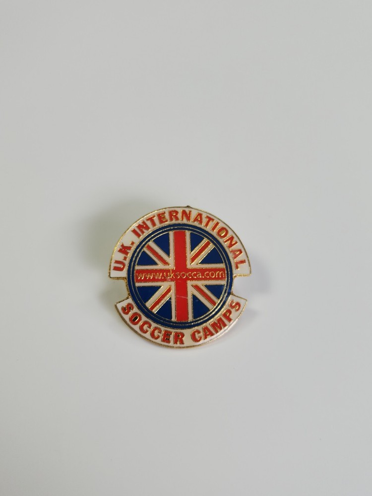 U. K. International Soccer Camp Lapel Pin