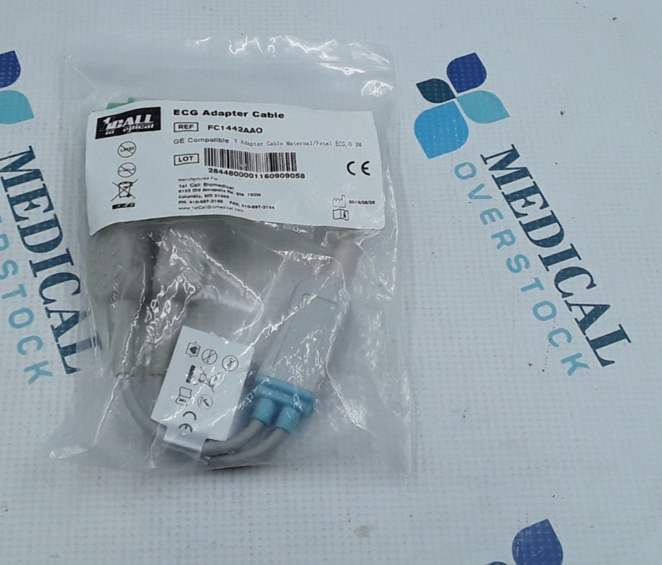 1st Call Biomedical ECG Adapter Cable REF FC1442AAO