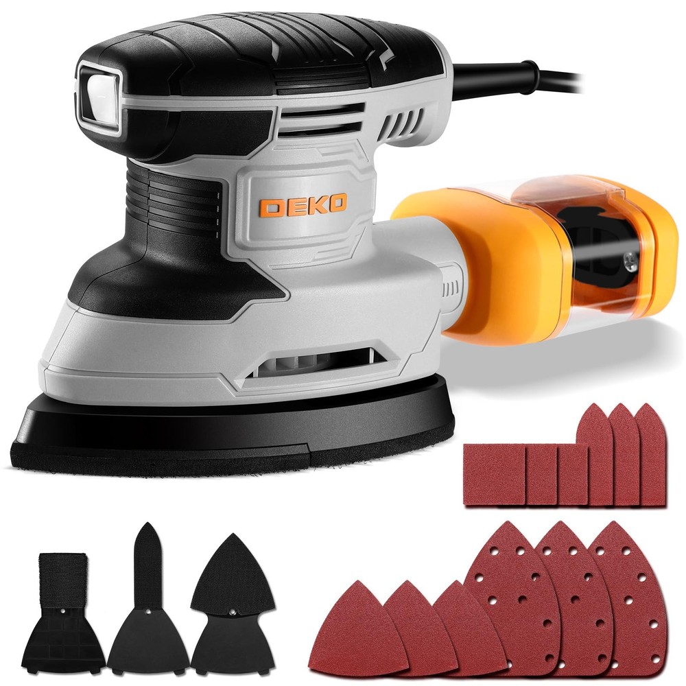 Detail Sander: DEKOPRO Multi-Function Mouse Sander Electric Sander Tool Corded P