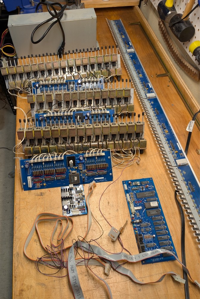 Working Pianodisc PDS "Blue Board" system + record-strip + power supply