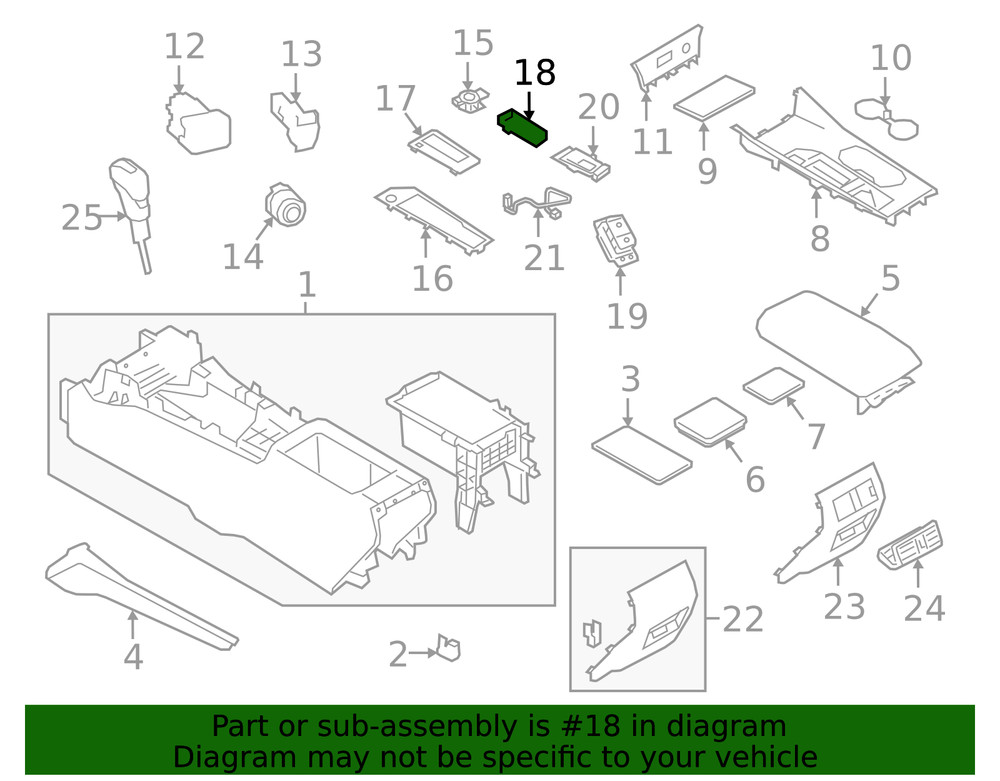 Genuine Nissan Automatic Transmission Shift Lever Boot 96936-6CA2A