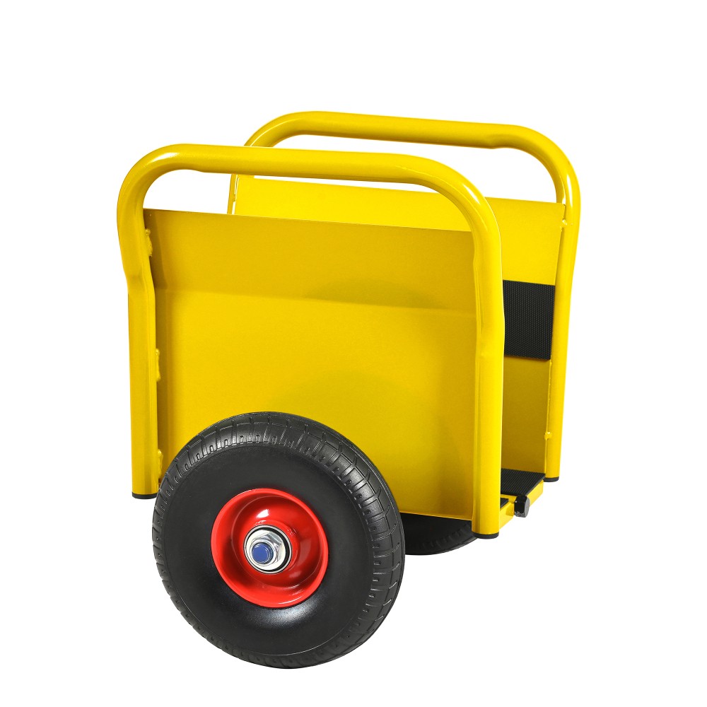 1000LB Heavy Duty Panel Dolly w/10" Solid Rubber Tires for Drywall