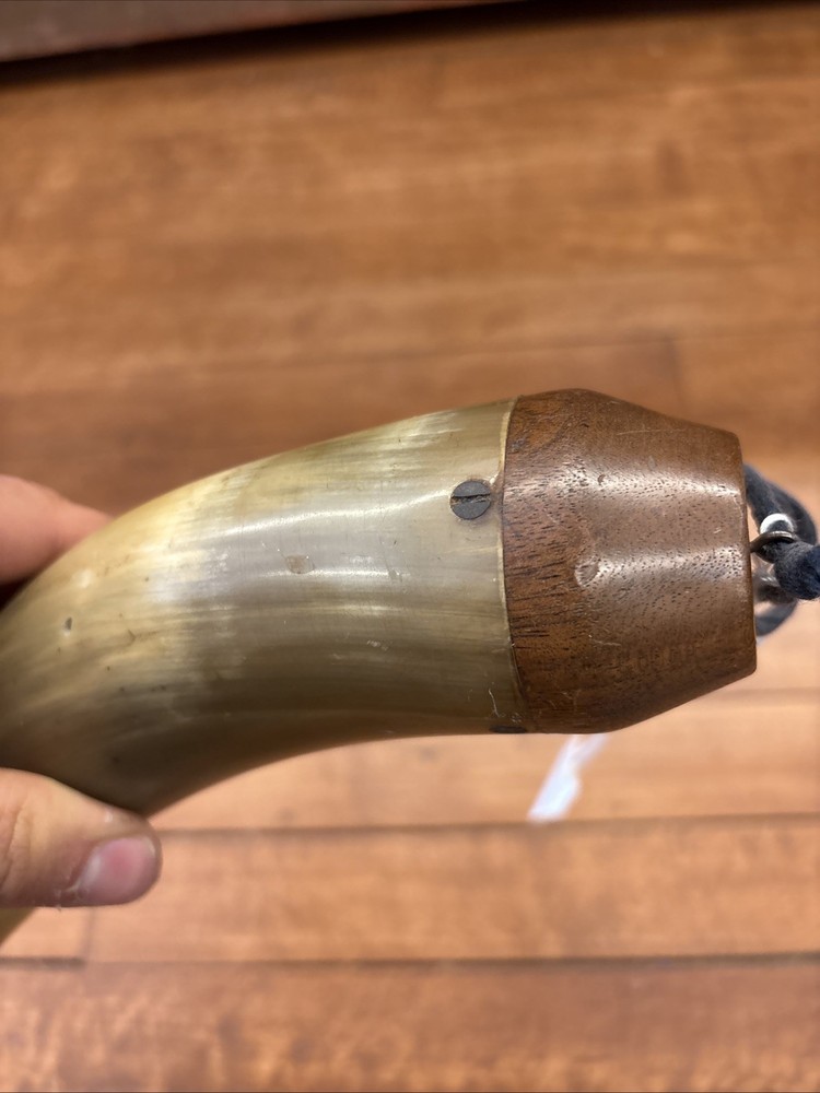 Antique Powder Horn Muzzleloader Powder Horn 12 Inches Long