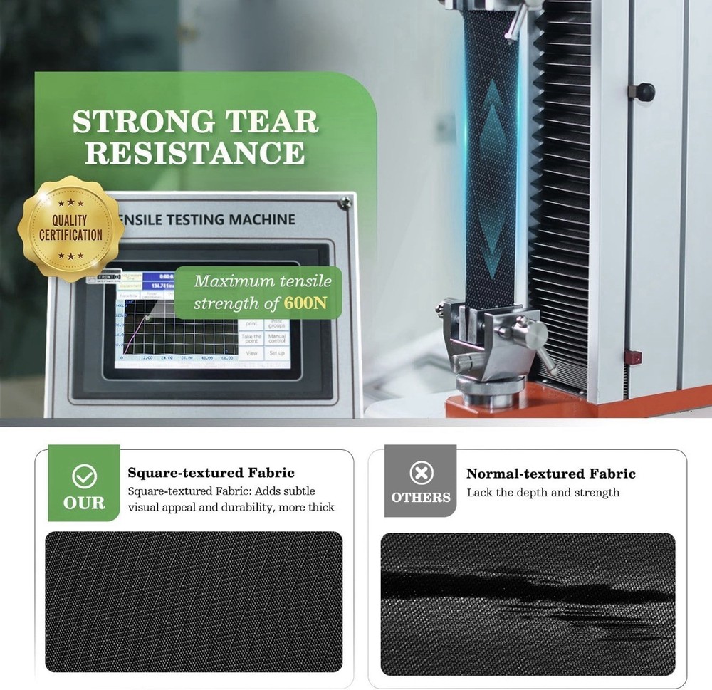 Rectangular Pool Cover with Reflective Strips for Above Ground Pool, 12x18 FT