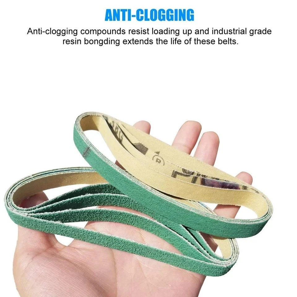 24 Pcs 1/2" X 10" Replacement Belt Kit for Work Sharp Combo Knife Sharpener...