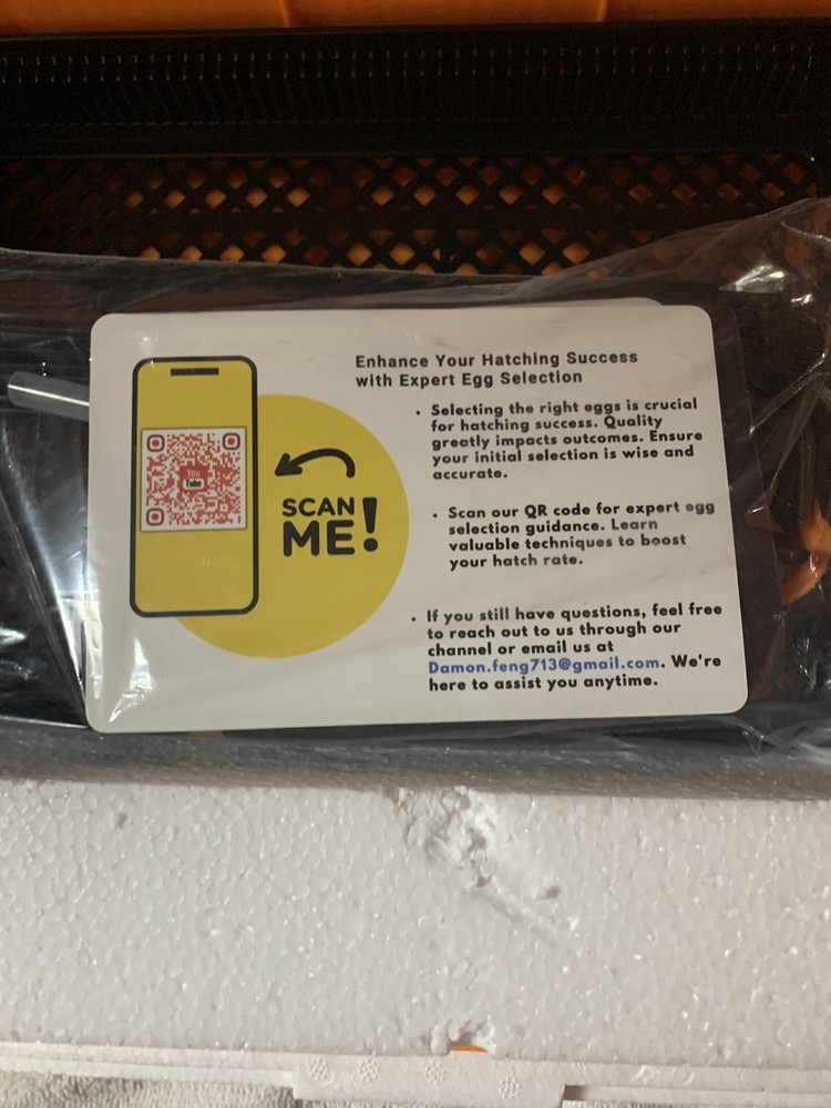 48 Digital Egg Incubator Hatcher Automatic Egg Turning Temperature Control USA